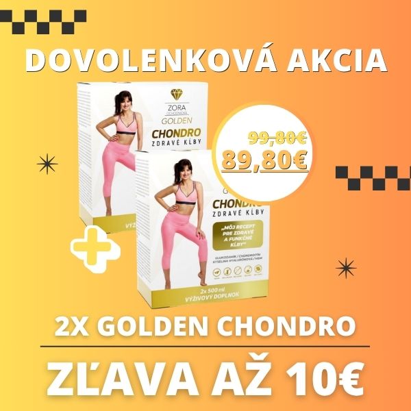 2x GOLDEN CHONDRO zdravé kĺby so zľavou až 10€